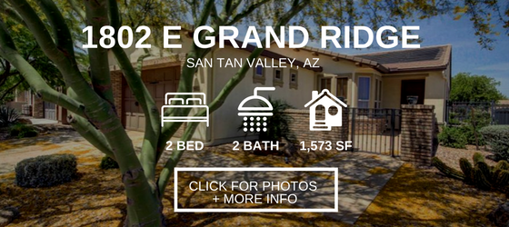 SP Featured Listing - 1802 E Grand Ridge, San Tan Valley