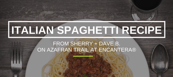 SP Italian Spaghetti Recipe